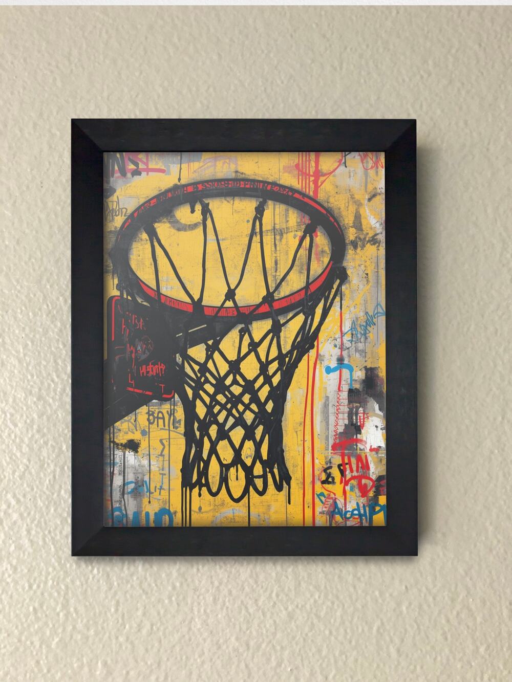 Basketball Hoop Wall Art